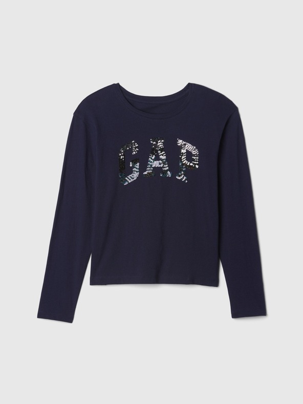 GAP Kinder T-Shirt Pailletten Logo GAP