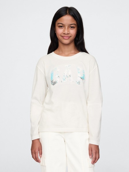 GAP Kinder-T-Shirt mit Pailletten Logo GAP