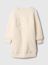 GAP Baby Sherpa Sweatkleid mit Logo GAP