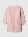 GAP Baby Sherpa Sweatkleid mit Logo GAP