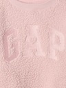 GAP Baby Sherpa Sweatkleid mit Logo GAP