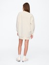 GAP Kinder-Oversize-Sherpa-Kleid mit Logo GAP