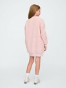 GAP Kinder-Oversize-Sherpa-Kleid mit Logo GAP