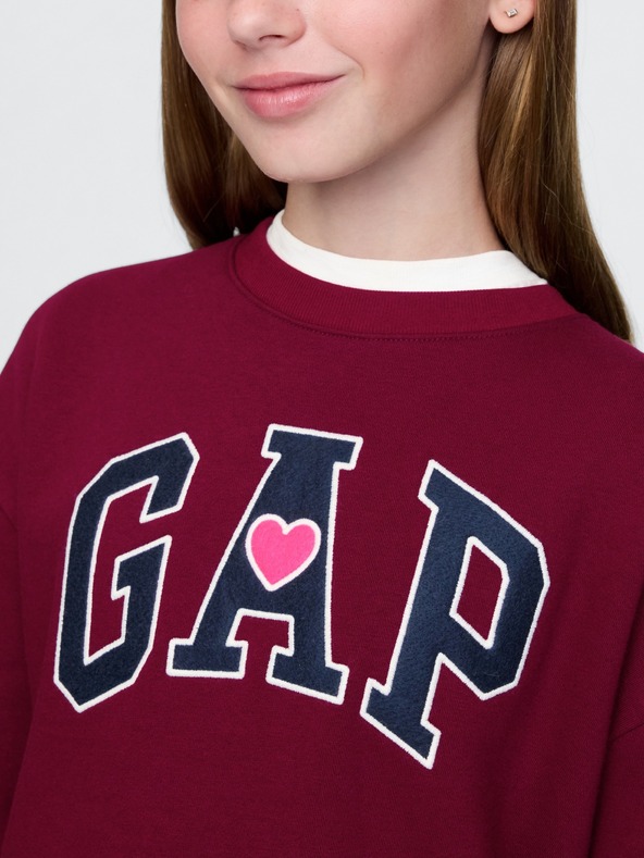 GAP Kinder Sweatshirtkleid mit Logo GAP