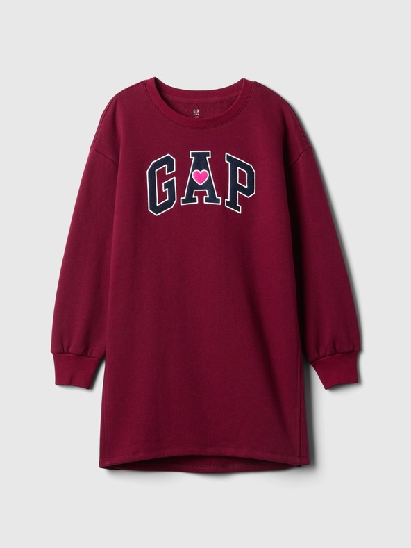 GAP Kinder Sweatshirtkleid mit Logo GAP