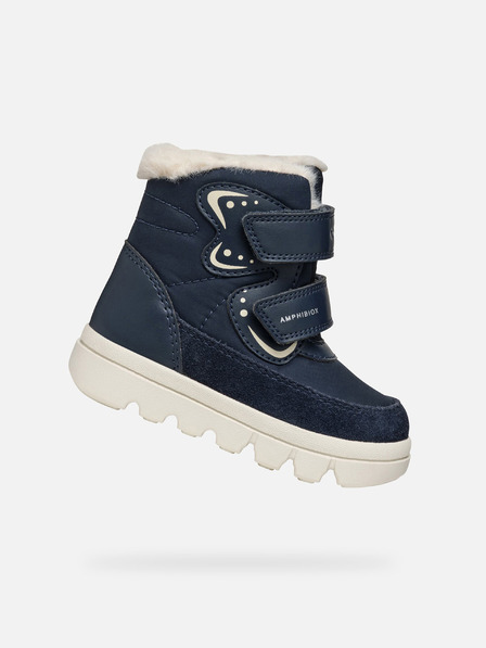 Geox Dunkelblauer Mädchen-Winterschuh Geox Willaboo B A
