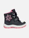 Geox Schwarze Mädchen-Stiefeletten Geox Flanfil ABX