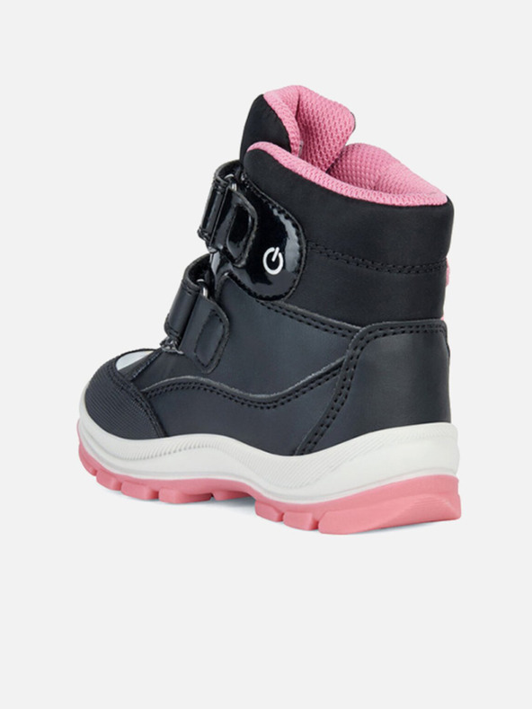 Geox Schwarze Mädchen-Stiefeletten Geox Flanfil ABX