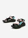 Lee Cooper Lee Cooper blau und rosa Mädchen Sandalen