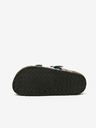 Lee Cooper Schwarze gemusterte Mädchen-Pantoffeln Lee Cooper