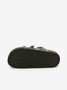Lee Cooper Schwarze gemusterte Mädchen-Pantoffeln Lee Cooper