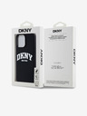 DKNY Liquid Silicone Arch Logo MagSafe Back Cover für iPhone 15 Pro Max Schwarz DKNY