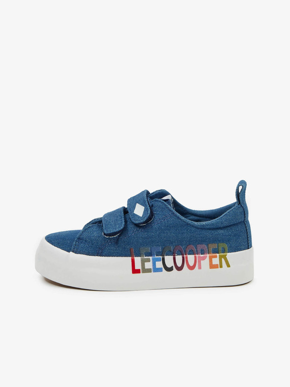 Lee Cooper Blaue gemusterte Kinder-Sneakers Lee Cooper