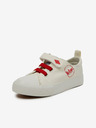 Lee Cooper Rote und cremefarbene Kinder-Turnschuhe Lee Cooper