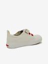 Lee Cooper Rote und cremefarbene Kinder-Turnschuhe Lee Cooper