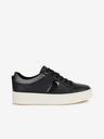 Geox Schwarze Damen Geox Skyely Turnschuhe