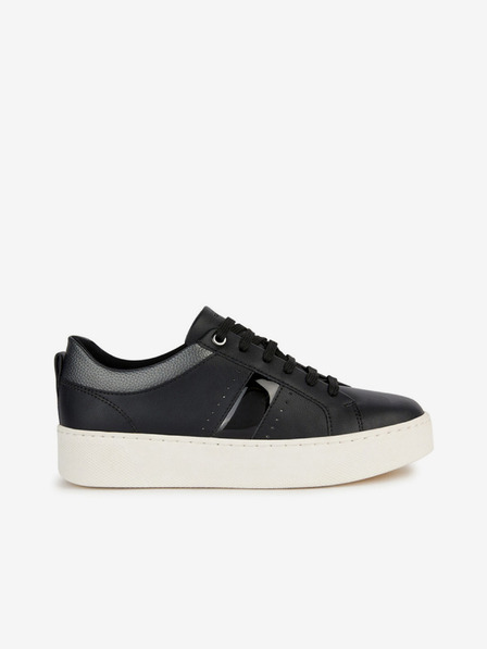 Geox Schwarze Damen Geox Skyely Turnschuhe
