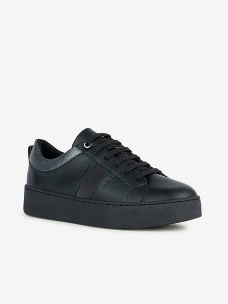 Geox Schwarze Damen Geox Skyely Turnschuhe