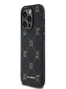 Karl Lagerfeld PU Karl Heads Pattern Magsafe Back Cover für iPhone 14 Pro Max Schwarz Karl Lagerfeld