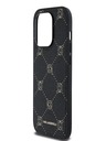 Karl Lagerfeld PU Karl Heads Pattern Magsafe Back Cover für iPhone 14 Pro Max Schwarz Karl Lagerfeld
