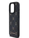 Karl Lagerfeld PU Karl Heads Pattern Magsafe Back Cover für iPhone 15 Pro Max Schwarz Karl Lagerfeld