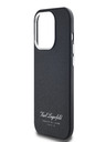 Karl Lagerfeld Genarbtes PU Hotel RSG Back Cover für iPhone 14 Pro Max Schwarz Karl Lagerfeld