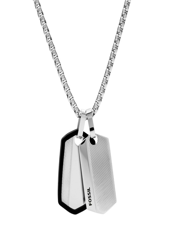 Fossil Herren Stahlhalsband Fossil