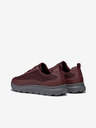 Geox Burgunderrote Geox Spherica Herren-Turnschuhe