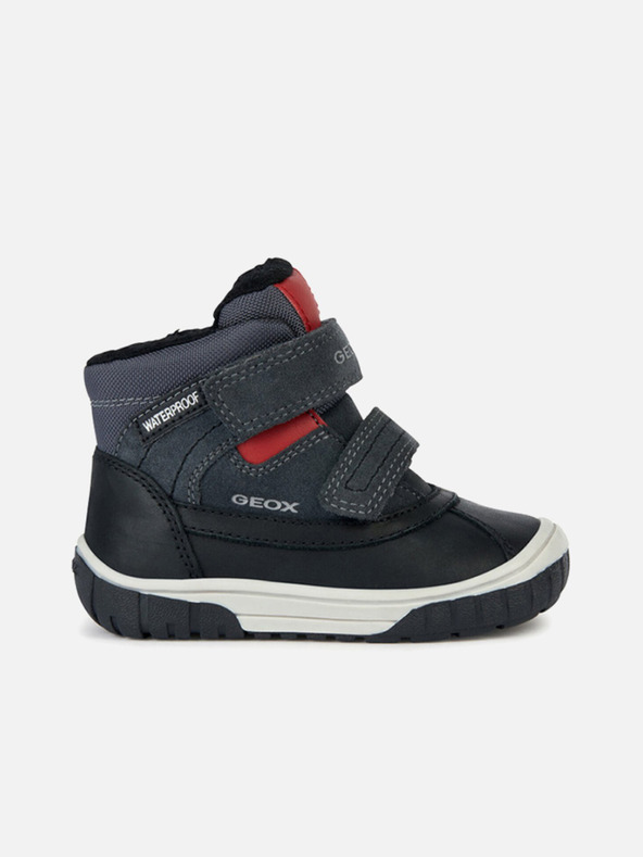 Geox Graue Jungen Geox Omar WPF Stiefelette