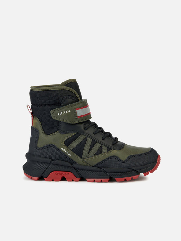 Geox Khaki Jungen Geox Flexyper Plus Stiefelette