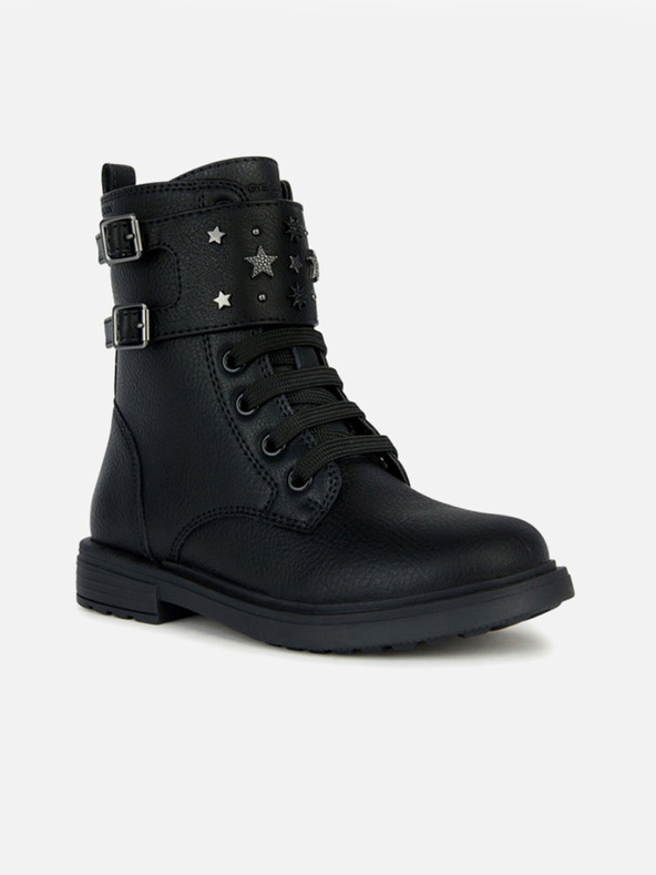 Geox Schwarze Mädchen Stiefelette Geox Eclair