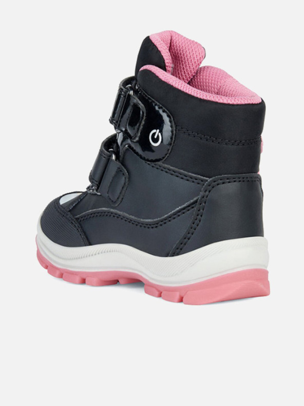 Geox Schwarze Mädchen-Stiefeletten Geox Flanfil ABX