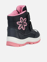 Geox Schwarze Mädchen-Stiefeletten Geox Flanfil ABX