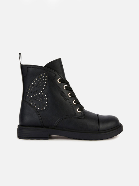 Geox Schwarze Mädchen Stiefelette Geox Eclair