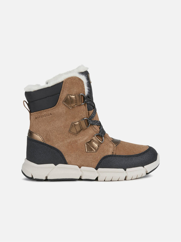 Geox Hellbraune Geox Flexyper AB-Stiefeletten für Mädchen