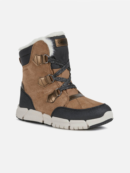 Geox Hellbraune Geox Flexyper AB-Stiefeletten für Mädchen