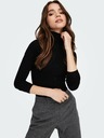 ONLY Schwarzer Basic-Rollkragenpullover NUR Sille