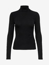 ONLY Schwarzer Basic-Rollkragenpullover NUR Sille
