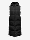 ONLY Schwarze lange Steppweste ONLY Alina