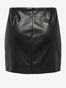 ONLY Schwarzer Damen-Kunstlederminirock ONLY Leni