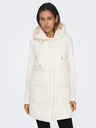 ONLY Cremefarbene Damen-Steppweste ONLY Asta