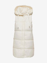 ONLY Cremefarbene Damen-Steppweste ONLY Asta