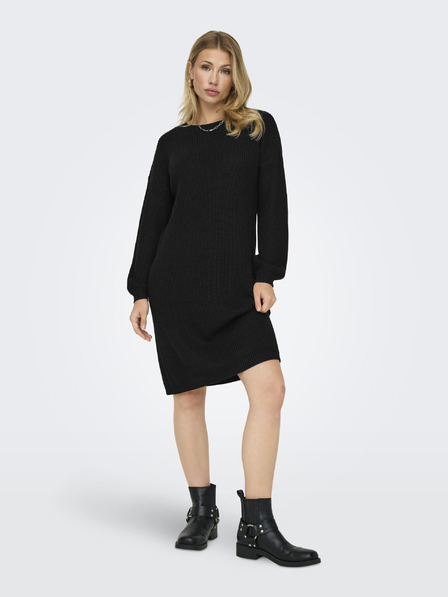 ONLY Schwarzes Damen-Pullover-Kleid ONLY Xenia