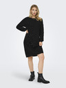 ONLY Schwarzes Damen-Pullover-Kleid ONLY Xenia