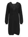 ONLY Schwarzes Damen-Pullover-Kleid ONLY Xenia