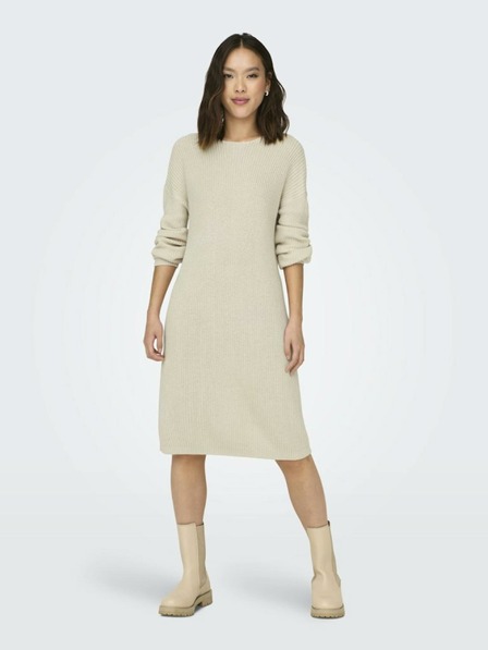 ONLY ONLY Xenia Beige Damen Pullover Kleid