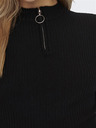 ONLY Schwarzes Damen-Pullover-Kleid ONLY Dee