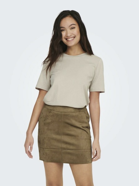 ONLY Beige Damen ONLY Nur T-Shirt
