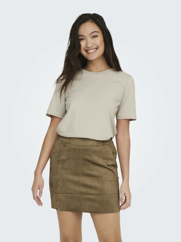 ONLY Beige Damen ONLY Nur T-Shirt