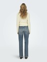 ONLY Cremefarbener Damen Pullover ONLY Fia